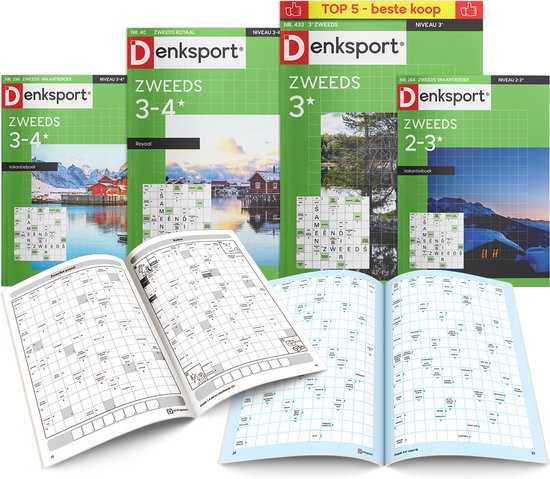 Denksport Zweeds puzzelboek pakket nr. 6