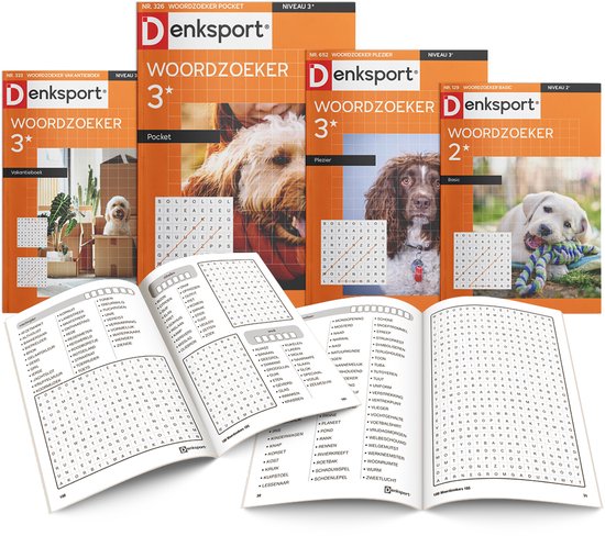 Denksport Woordzoeker puzzelboek pakket nr. 9