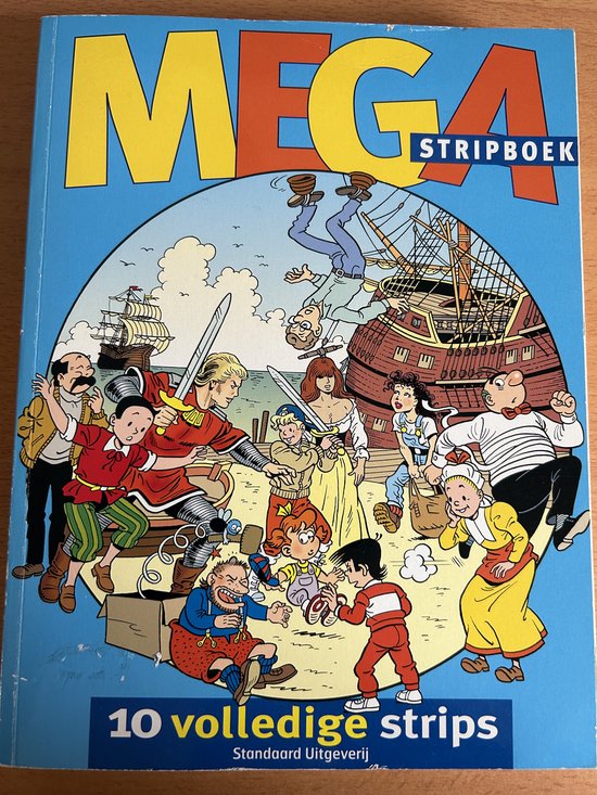 Mega stripboek met 10 volledige strips