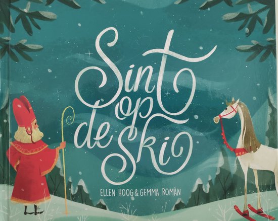 Sint op de ski