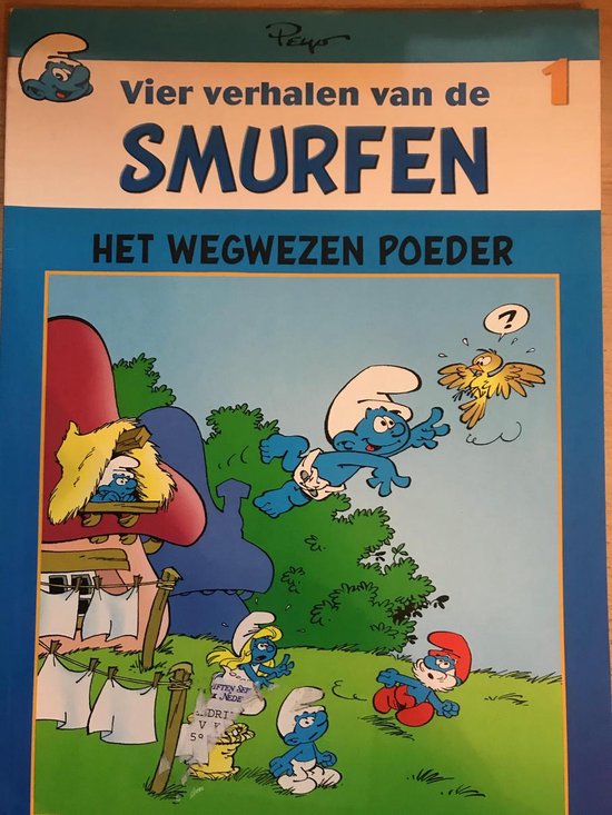 vier Smurfen verhalen stripboek deel 1