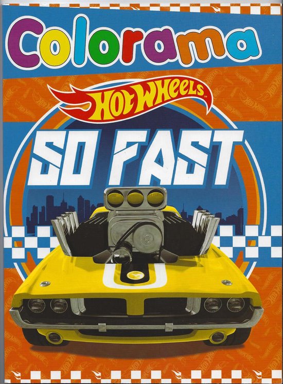 Hot Wheels kleurboek Colorama