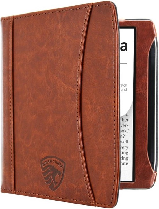 Hoesje Geschikt voor Pocketbook Era Luxe Hoes Beschermhoes Cover Cognac Bruin