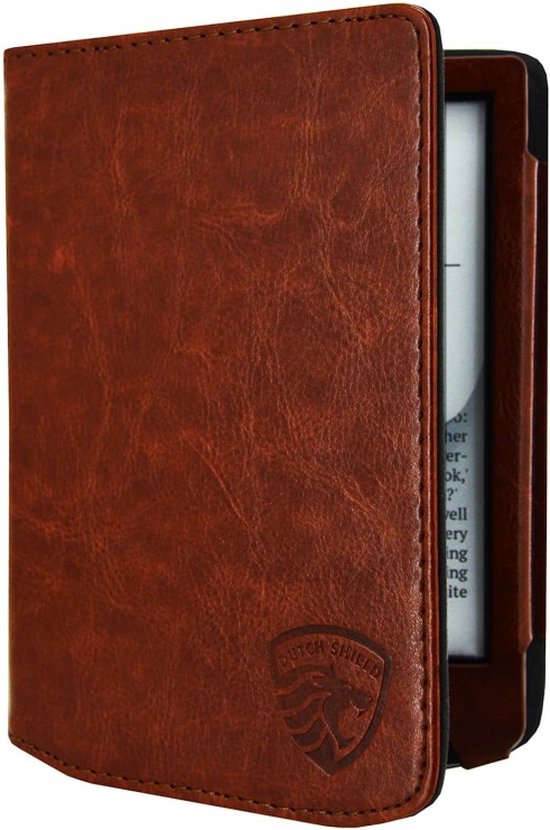 Luxe Hoesje Geschikt voor Pocketbook Verse Hoes Cover Cognac Bruin