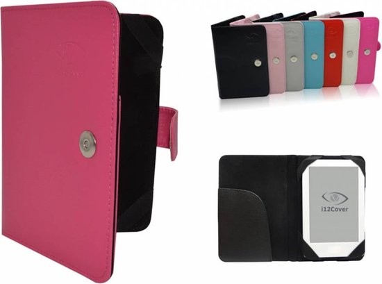Universele 6 inch Tablet en e-Reader Hoes, kleur Hot Pink. Passende maat: breedte 105-126mm, lengte 155-175mm
