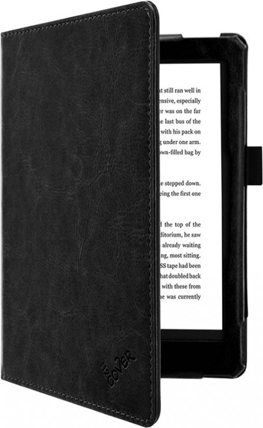 Kobo Aura 2nd edition (2016) 6 inch eReader Sleep Cover, Premium Business Case, Betaalbare zwarte Hoes-Sleepcover voor Kobo Aura editie 2 (2016), sleeve / tas