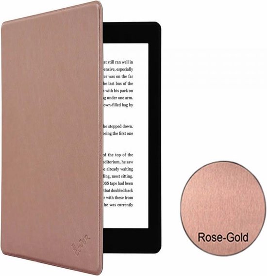 Kobo Aura 2nd edition 6 inch eReader Shell Sleep Cover, Premium Business Case, Aura editie 2 (2016) Slim Fit Rose Gold/Goud Hoesje, sleeve / tas