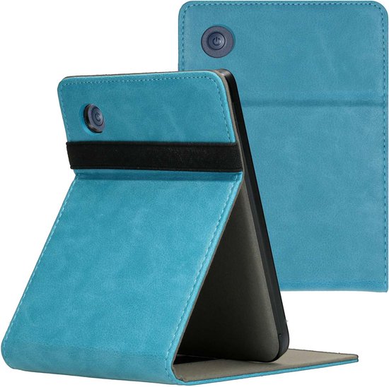 imoshion Ereader Cover / Hoesje Geschikt voor Tolino Shine 4 / Kobo Clara 2E - imoshion Stand Flipcase - Lichtblauw