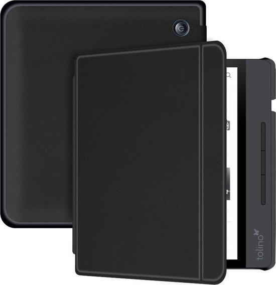 imoshion Ereader Cover / Hoesje Geschikt voor Tolino Vision 5 - imoshion Slim Hardcase Sleepcover Bookcase met stand - Zwart