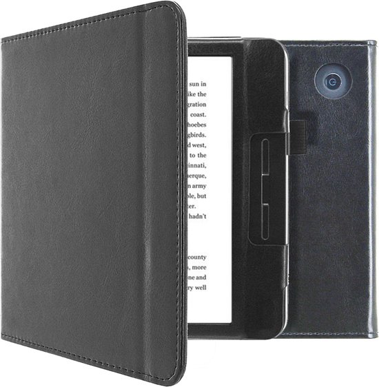 imoshion Ereader Cover / Hoesje Geschikt voor Tolino Vision 5 - imoshion Vegan Leather Bookcase - Zwart