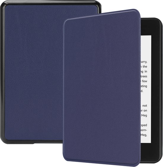 imoshion Ereader Cover / Hoesje Geschikt voor Amazon Kindle Paperwhite 4 - imoshion Slim Hard Case Sleepcover Bookcase zonder stand - Donkerblauw