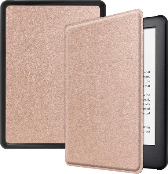 imoshion Ereader Cover / Hoesje Geschikt voor Amazon Kindle 10 - imoshion Slim Hard Case Sleepcover Bookcase zonder stand - Rosé Goud