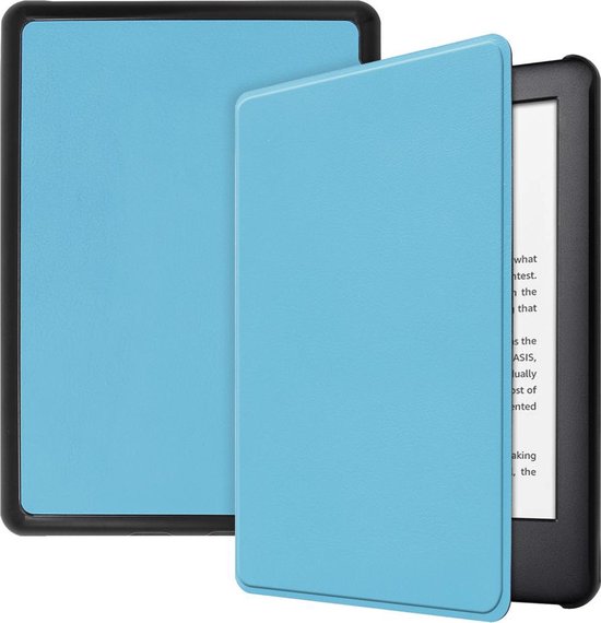 imoshion Ereader Cover / Hoesje Geschikt voor Amazon Kindle 10 - imoshion Slim Hard Case Sleepcover Bookcase zonder stand - Lichtblauw