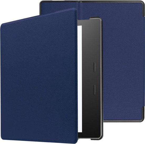imoshion Ereader Cover / Hoesje Geschikt voor Amazon Kindle Oasis 3 - imoshion Slim Hard Case Sleepcover Bookcase - Donkerblauw