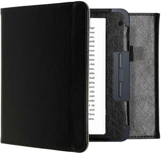 imoshion Ereader Cover / Hoesje Geschikt voor Kobo Libra 2 - imoshion Vegan Leather Bookcase - Zwart