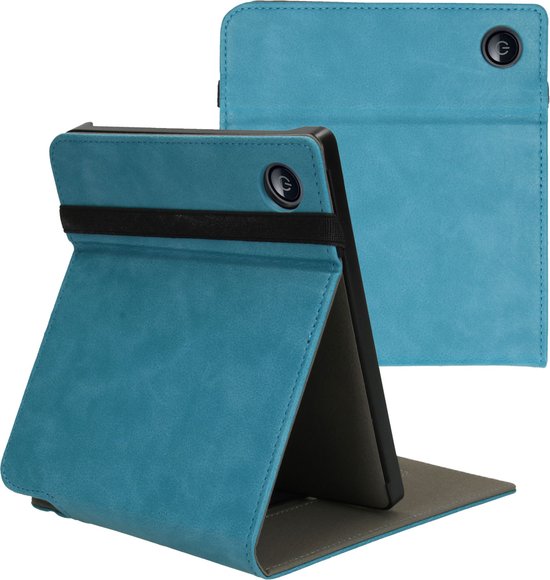imoshion Ereader Cover / Hoesje Geschikt voor Kobo Libra 2 - imoshion Stand Flipcase - Lichtblauw