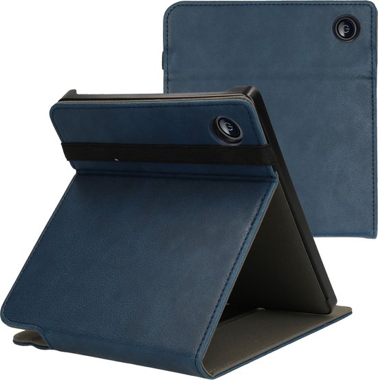 imoshion Ereader Cover / Hoesje Geschikt voor Kobo Libra 2 / Tolino Vision 6 - imoshion Stand Flipcase - Donkerblauw