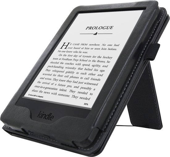 Goodline - Hoesje geschikt voor de Amazon Kindle (6) 7th Generation - 2in1 Hoes / Stand Cover / Sleepcover - Zwart