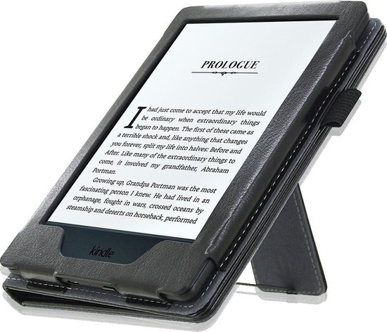 Goodline - Hoesje geschikt voor de Amazon Kindle (6) 10th Generation - 2in1 Hoes / Stand Cover / Sleepcover - Zwart