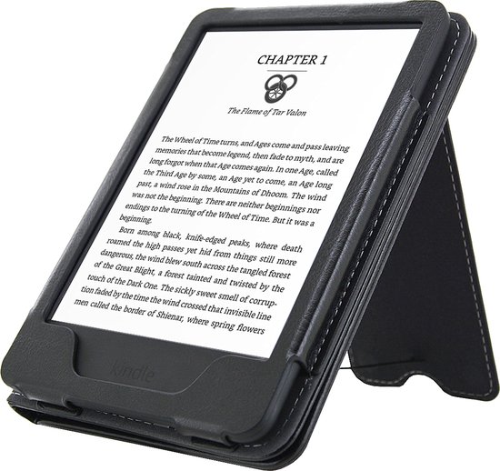 Goodline - Hoesje geschikt voor de Amazon Kindle (6) 11th Generation - 2in1 Hoes / Stand Cover / Sleepcover - Zwart