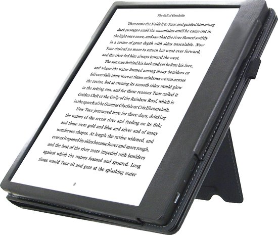 Goodline - Hoesje geschikt voor de Kobo Elipsa 2E (10,3) N605 - 2in1 Hoes / Stand Cover / Sleepcover - Zwart