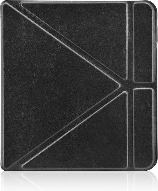 Goodline - Hoesje geschikt voor de Kobo Libra H2O (7) N873 - Origami Hoes / Slimfit Sleepcover - Zwart