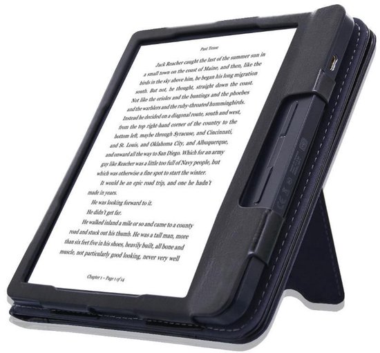 Goodline - Hoesje geschikt voor de Kobo Libra H2O (7) N873 - 2in1 Hoes / Stand Cover / Sleepcover - Zwart