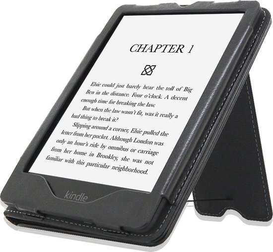 Goodline - Hoesje geschikt voor de Amazon Kindle Paperwhite (6.8) 11th Generation - 2in1 Hoes / Stand Cover / Sleepcover - Zwart