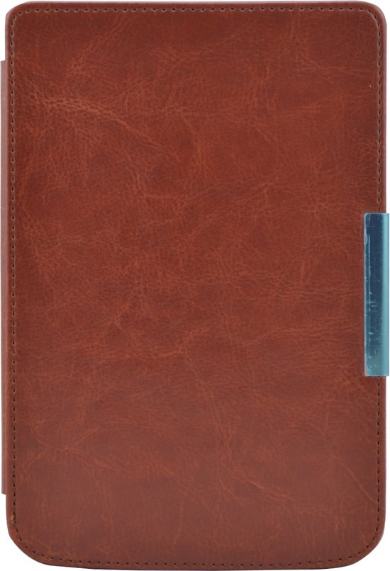 E-reader Hoes geschikt voor PocketBook Basic Touch - Sleepcover - Auto/Wake functie - Magnetische sluiting - Bruin