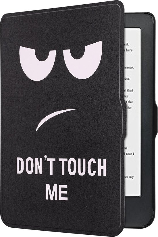 Hoesje Geschikt voor Kobo Clara HD Hoesje Luxe Bescherm Case - Hoes Geschikt voor Kobo Clara HD Hoes Book Cover - Don't Touch Me