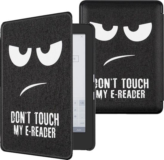 Lunso - Geschikt voor Kobo Glo / Glo HD / Touch 2.0 hoes (6 inch) - sleep cover - Don't Touch