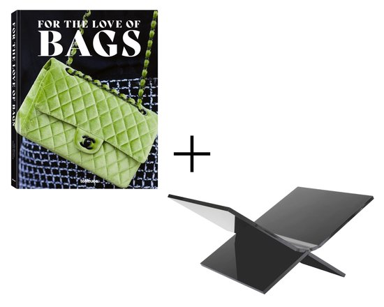 For The Love Of Bags Tafelboek + Boekenstandaard Zwart - Plexiglas - teNeues