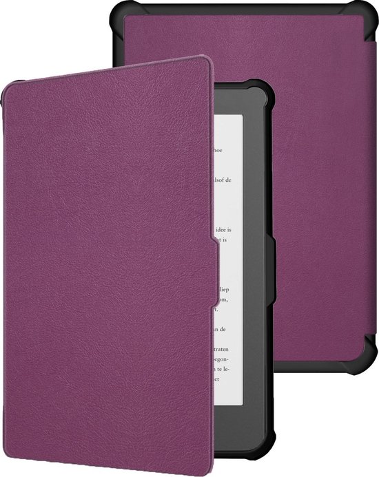 Hoesje Geschikt voor Kobo Clara HD Hoes Bescherm Hoesje Case Sleep Cover - Hoes Geschikt voor Kobo Clara HD Hoesje - Paars