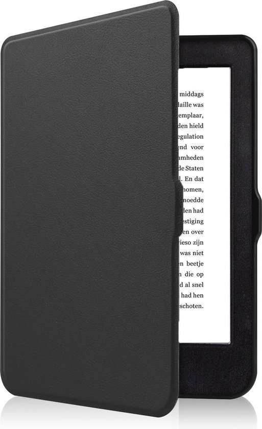 Hoesje Geschikt voor Kobo Nia Hoes Bescherm Hoesje Case Sleep Cover - Hoes Geschikt voor Kobo Nia Hoesje - Zwart