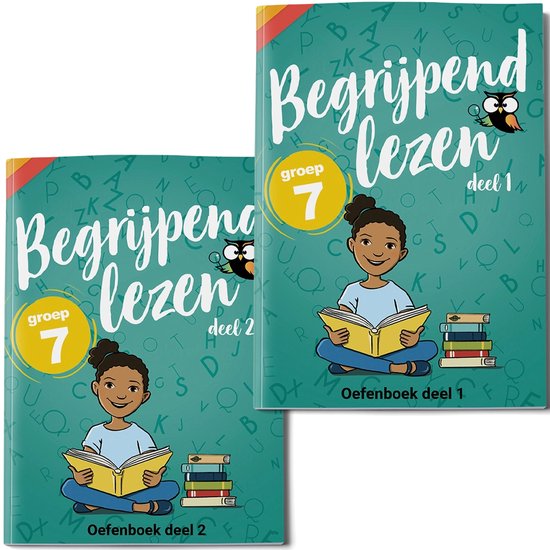 Begrijpend lezen Groep 7 oefenboeken set - deel 1 en deel 2 - Afgestemd op IEP-toets, Cito en Route 8 - van de onderwijsexperts van Wijzer over de Basisschool