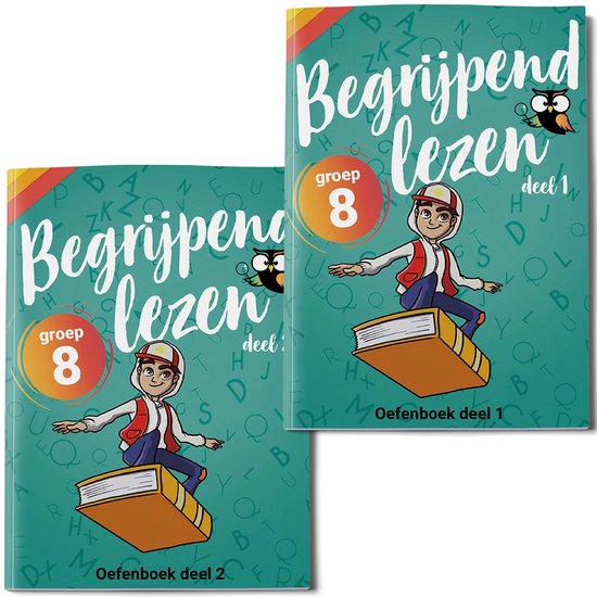 Begrijpend lezen Groep 8 oefenboeken set - deel 1 en deel 2 - Afgestemd op IEP-toets, Cito en Route 8 - van de onderwijsexperts van Wijzer over de Basisschool