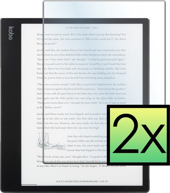 Screenprotector Geschikt voor Kobo Elipsa 2E Screenprotector Bescherm Glas Tempered Glass Screen Protector - 2 PACK