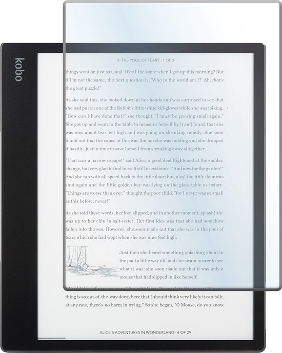 Screenprotector Geschikt voor Kobo Elipsa 2E Screenprotector Tempered Glass - Screenprotector Geschikt voor Kobo Elipsa 2E Screen Protector