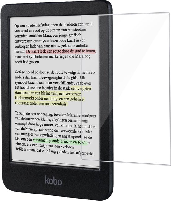 Screenprotector Geschikt voor Kobo Clara Colour Screenprotector Tempered Glass - Screenprotector Geschikt voor Kobo Clara Colour Screen Protector