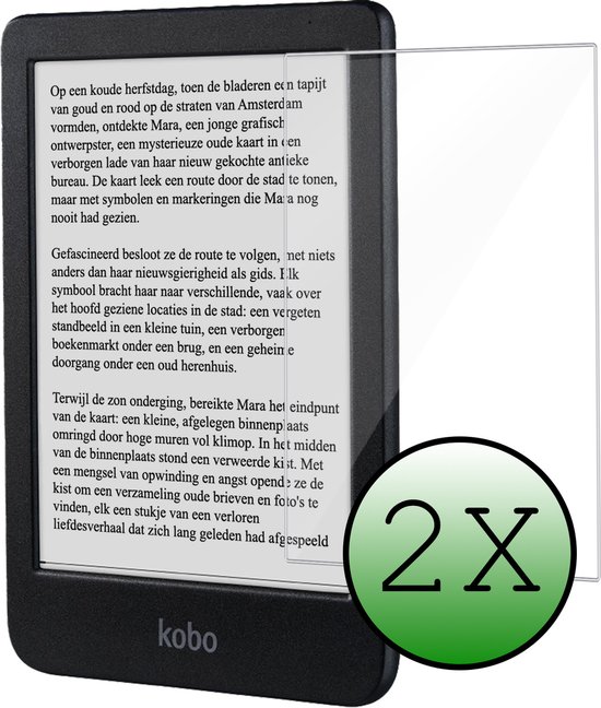 Screenprotector Geschikt voor Kobo Clara BW Screenprotector Tempered Glass - Screenprotector Geschikt voor Kobo Clara BW Screen Protector - 2 Stuks