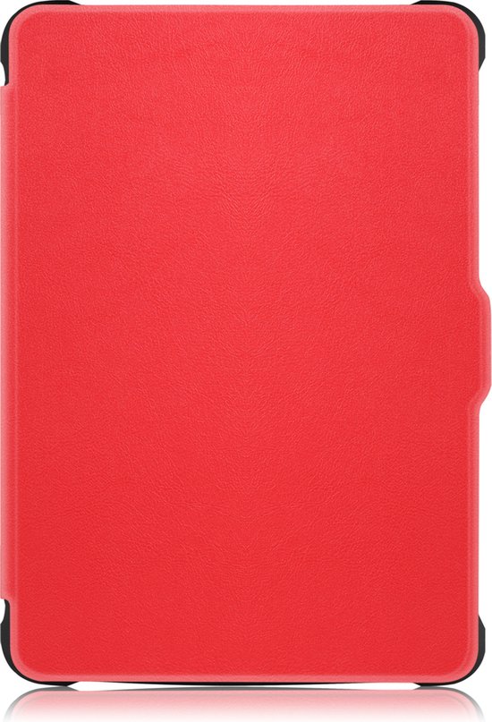 Hoesje Geschikt voor Kobo Clara HD Hoes Book Case - Hoes Geschikt voor Kobo Clara HD Hoesje Book Cover - Rood