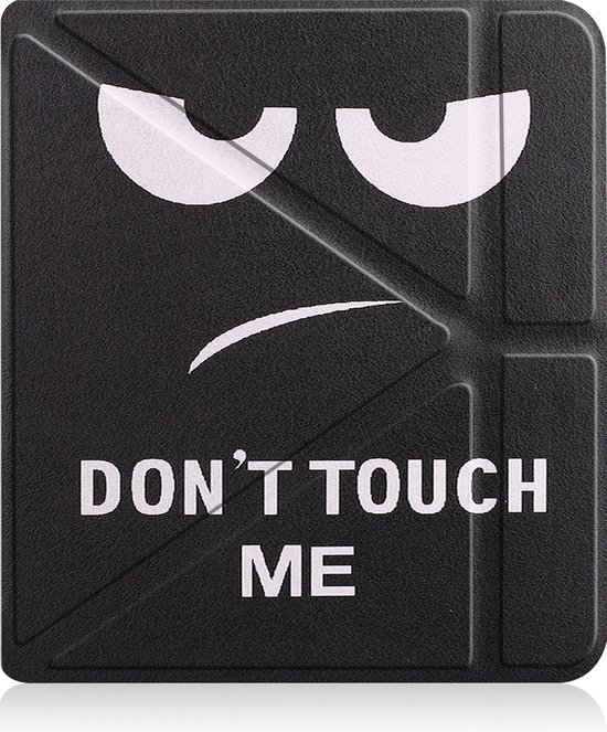 Hoesje Geschikt voor Kobo Sage Hoes Book Case Trifold - Hoes Geschikt voor Kobo Sage Hoesje Book Cover - Don't Touch Me