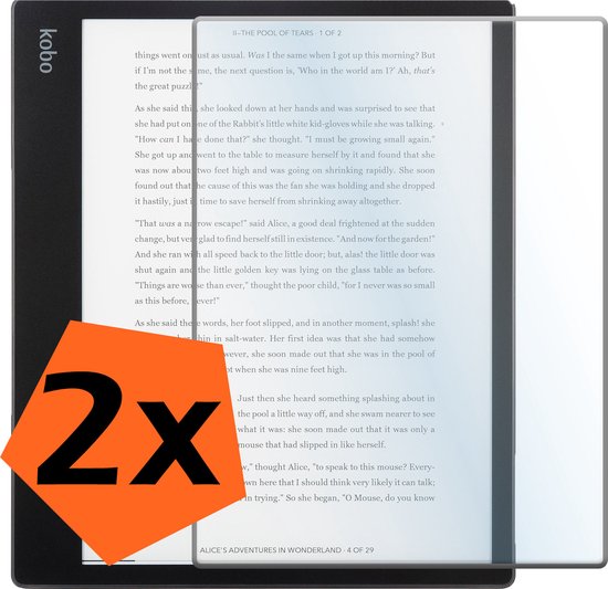 Screenprotector - Geschikt voor Kobo Elipsa 2E Screenprotector Bescherm Glas - Screenprotector Geschikt voor Kobo Elipsa 2E Screen Protector Tempered Glass - 2 PACK