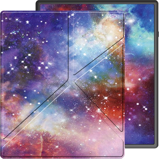 Hoesje Geschikt voor Kobo Elipsa 2E Hoes Bescherm Hoesje Case Sleep Cover Trifold - Hoes Geschikt voor Kobo Elipsa 2E Hoesje - Galaxy