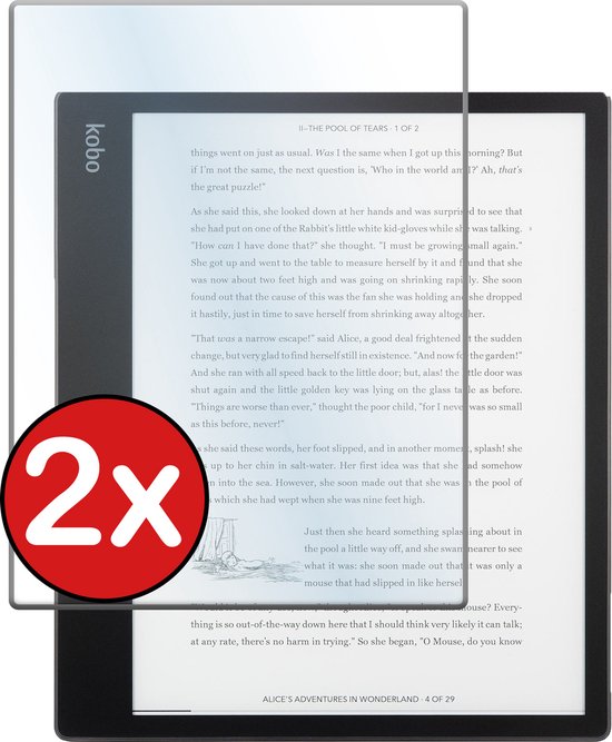 Screenprotector Geschikt voor Kobo Elipsa 2E Screenprotector Gehard Glas Tempered Glass - Screenprotector Geschikt voor Kobo Elipsa 2E Screenprotector - 2 PACK