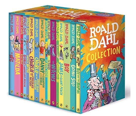 Roald Dahl Collection 16 Books Box Set in English (Original Edition)