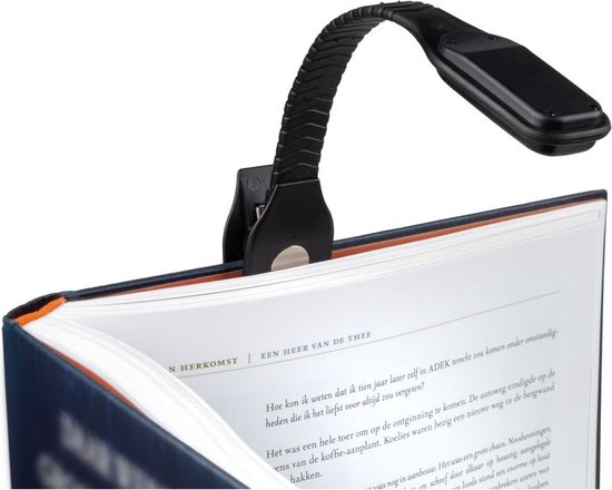 Cazy Leeslampje voor Boek - Oplaadbare USB LED Bureaulamp / Nachtlampje - Verstelbaar Leeslampje met Klem - 12 uur Batterijduur - Verschillende Lichtstanden - Zwart