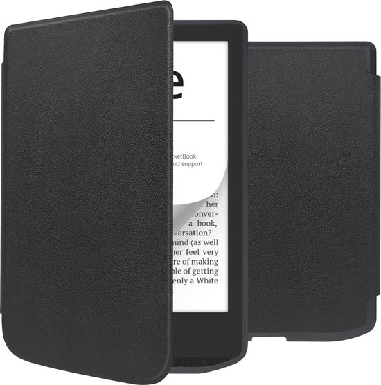 imoshion Ereader Cover / Hoesje Geschikt voor Pocketbook Verse / Pocketbook Verse Pro / Vivlio Light / Vivlio Light HD - imoshion Slim Soft Case Sleepcover Bookcase zonder stand - Zwart