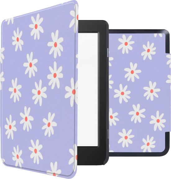 imoshion Ereader Cover / Hoesje Geschikt voor Tolino Page 2 - imoshion Design Sleepcover Bookcase - Flowers Distance