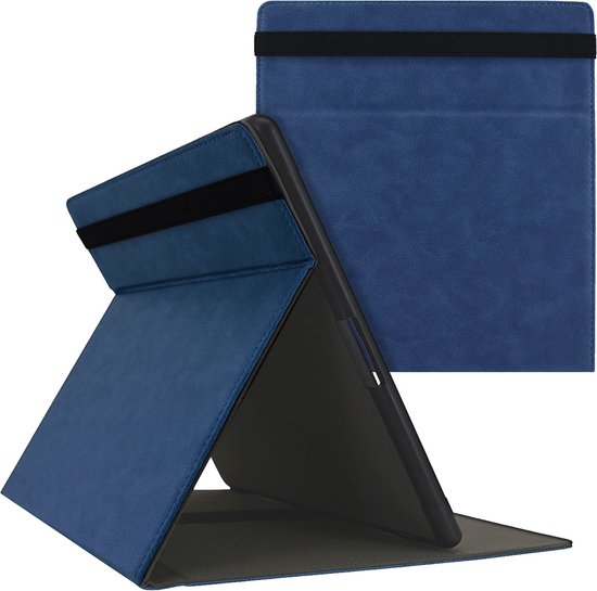 imoshion Ereader Cover / Hoesje Geschikt voor Kobo Elipsa 2E - imoshion Stand Flipcase - Donkerblauw / Donkerblauw